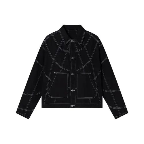 AFGK Denim Jackets Unisex Black