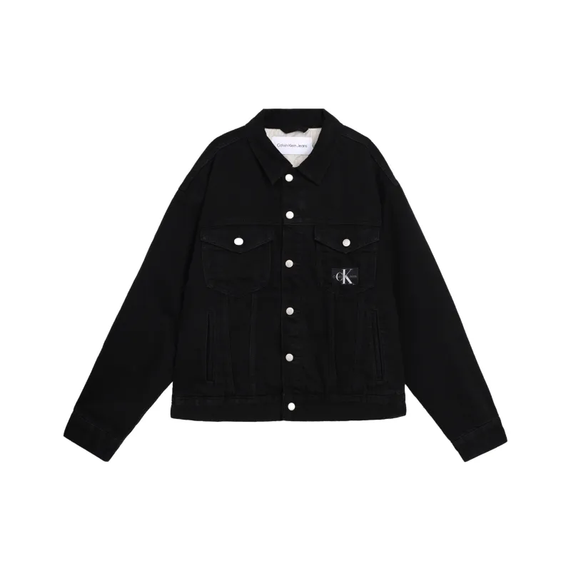 CALVIN KLEIN Denim Jacket Men's Black-0