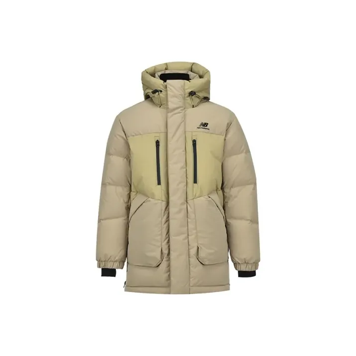 New Balance Down Jackets Men Khaki-0