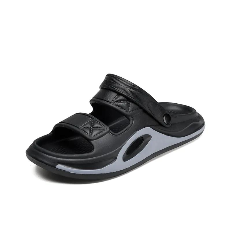 FCMM Beach Sandals Unisex Black/Black Gray Beige Orange/Matcha Green-6
