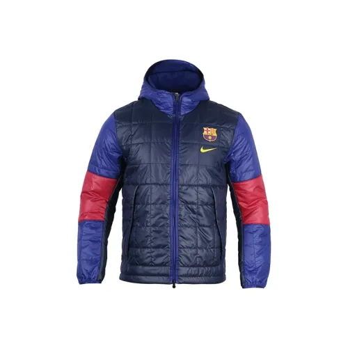 Nike Puffer Jackets Men Navy Blue