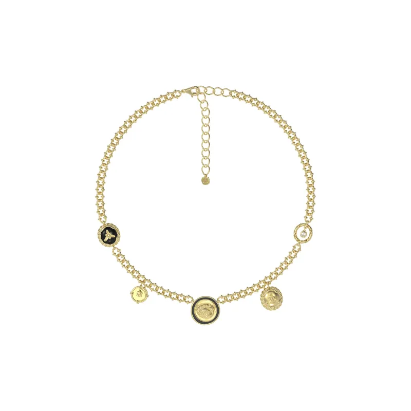 GOOGMO 18K Gold Plated Copper Necklaces Women's-0