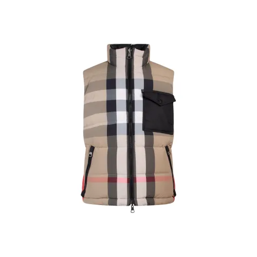 Burberry Man Sleeveless Padded And Reversible Jacket