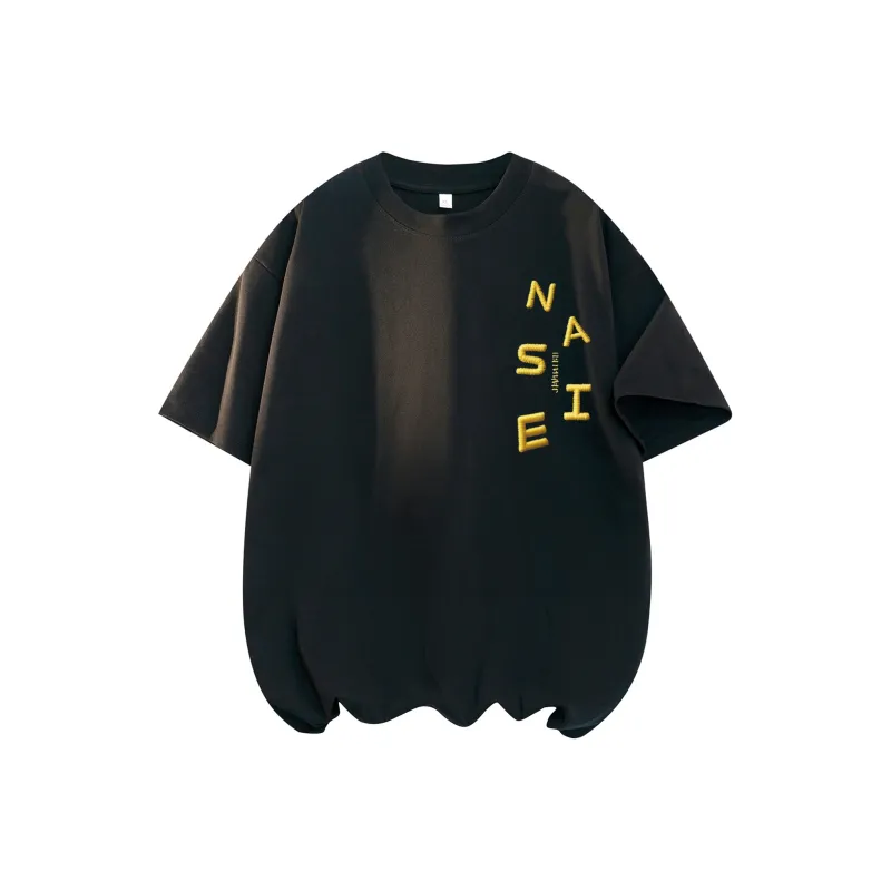 Kastinger T Shirt Unisex Black Gold Embroidery-0
