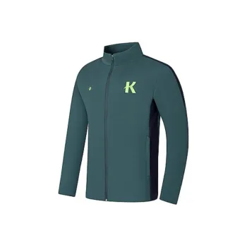 QIAODAN x QIANGFENGCHUIFU LIANMINGKUAN X DA K LIANMINGKUAN Jackets Coats Men's Night Green/Nova Blue