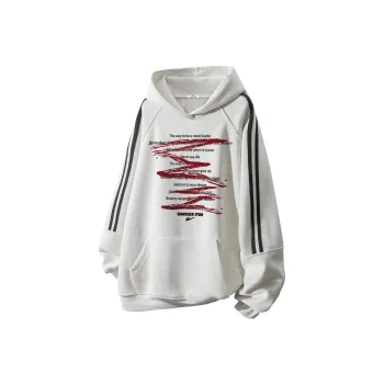 Warrior Huichao Riding The Wind Collection Sweatshirt Unisex White Heather Gray