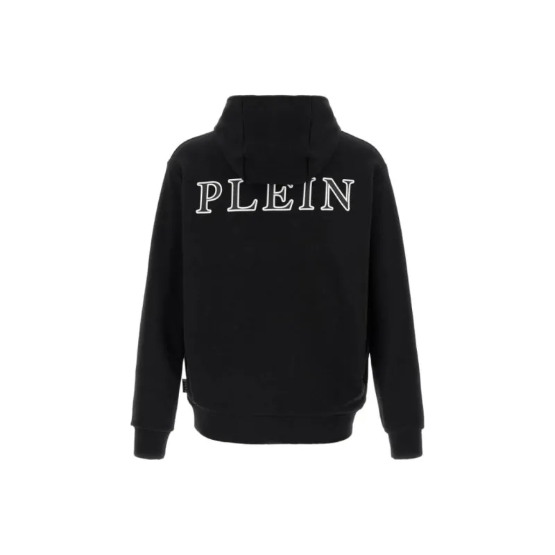 PHILIPP PLEIN Logo patch Hoodie-1
