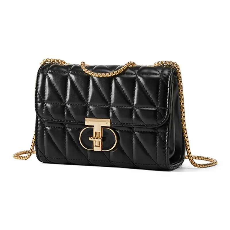 ST&SAT Synthetic Leather Shoulder Bag, Crossbody Bag, Handbag Women's Black/White-3