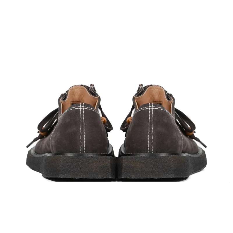 CROOKED CARD Lightweight Height Increasing Low Top Casual Shoes Men's Coffee-6
