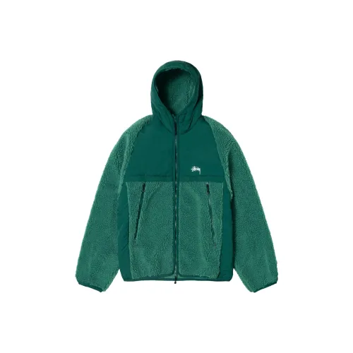 Stussy Sherpa Paneled Hooded Jacket