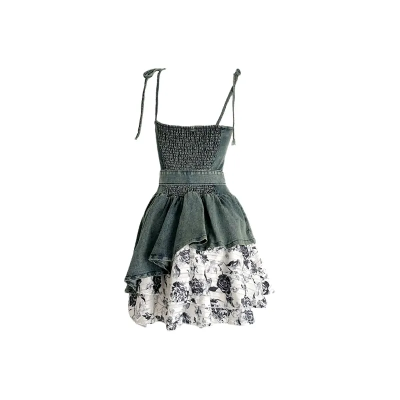 ETSE Slip Dresses Women's Blue-1