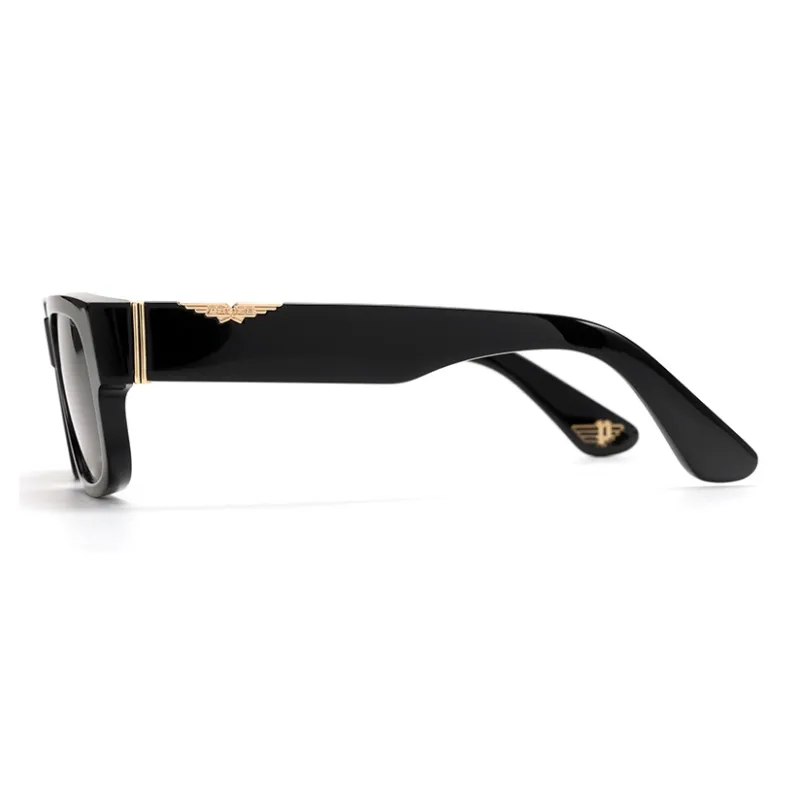Police Plate Frame Rectangular Sunglasses Unisex-1