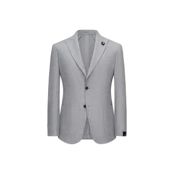 LARDINI Business Suit Men's Light Gray