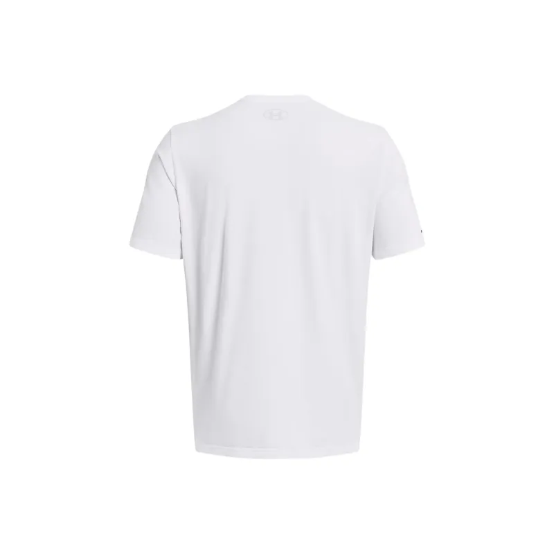 Under Armour Icon Charged Cotton® Short Sleeve T Shirt Men's White-1