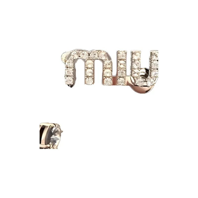 MIU MIU Earrings Women's Silver-1