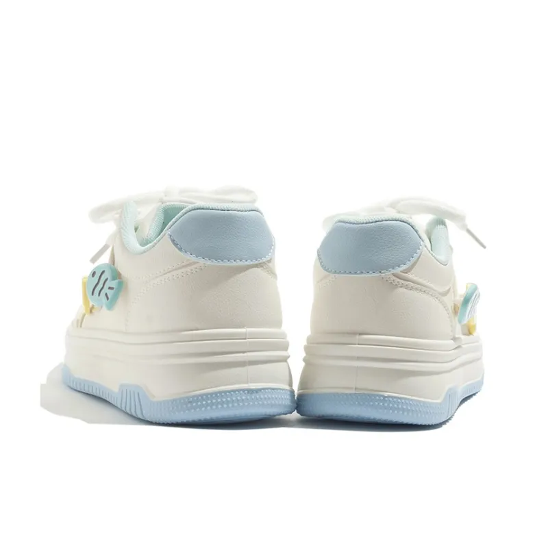 MABEL&CO Abrasion Resistant Lightweight Height Increasing Low Top Skateboard Shoes Women's-9