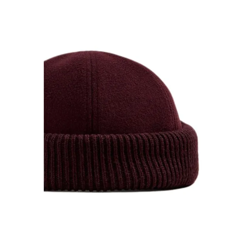 ZARA Polyester Beanies Men's Dark Red-2