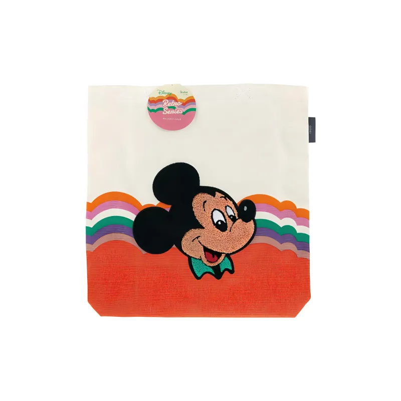 Disney Cotton Tote Bag, Shopping Bag, Shoulder Bag Women's Beige & Multicolor-2