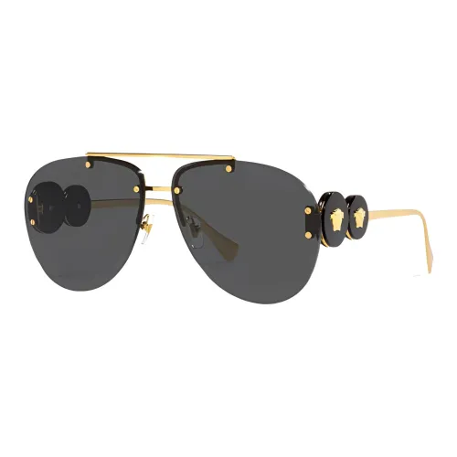 VERSACE Medusa Head Pilot-frame Sunglasses