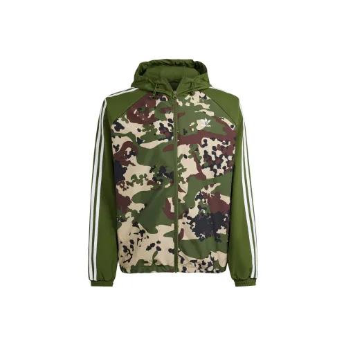 Adidas Originals WINDBREAKER CAMO Jackets Coats Men's Wild Pine