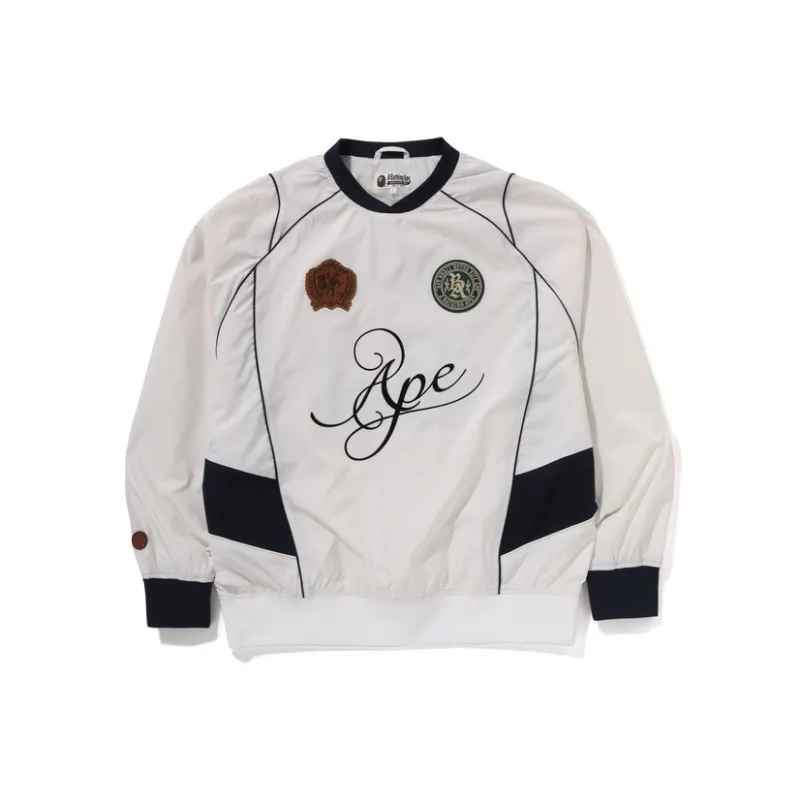 A BATHING APE Multi Logo Relaxed Fit Pullover-2