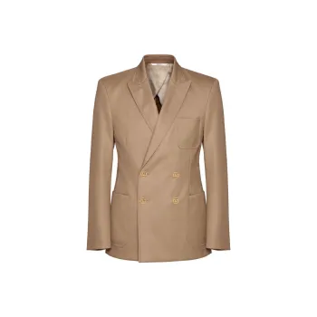 Valentino Double Breasted Long Sleeved Blazer