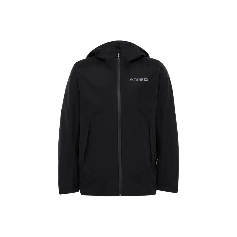 Adidas Waterproof And Windproof Windbreaker Jacket Men's Black-0