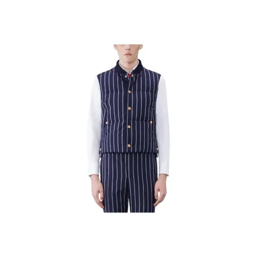 THOM BROWNE Striped Down Gilet