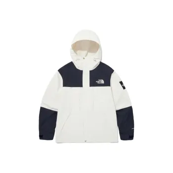 THE NORTH FACE Windbreaker Jacket Unisex Cream White/Black