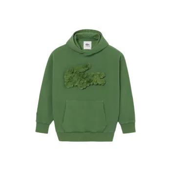 LACOSTE X Lemarié Petal appliqué Hoodie