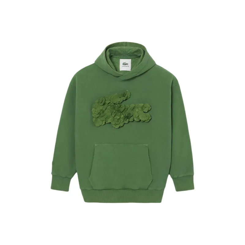 LACOSTE X Lemarié Petal appliqué Hoodie-0