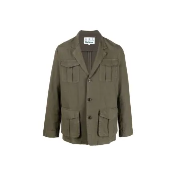 BARBOUR Jackets Men Army Green
