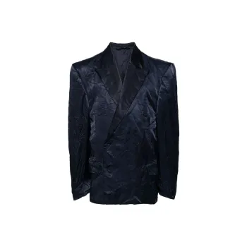 Balenciaga Creased Effect Blazer