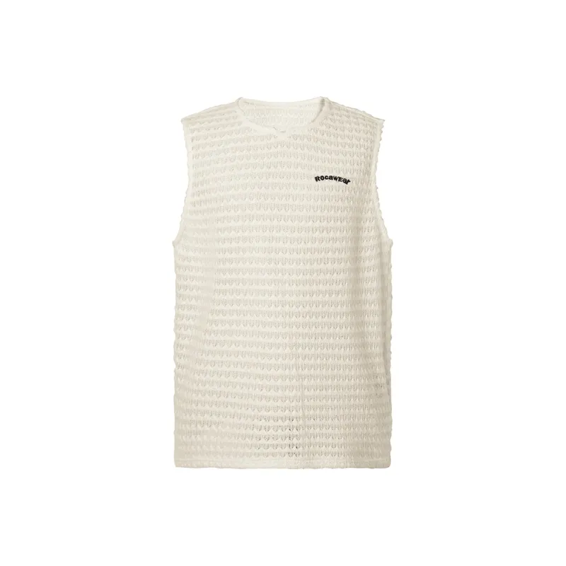 ROCAWEAR Tank Top Unisex Beige Apricot-0