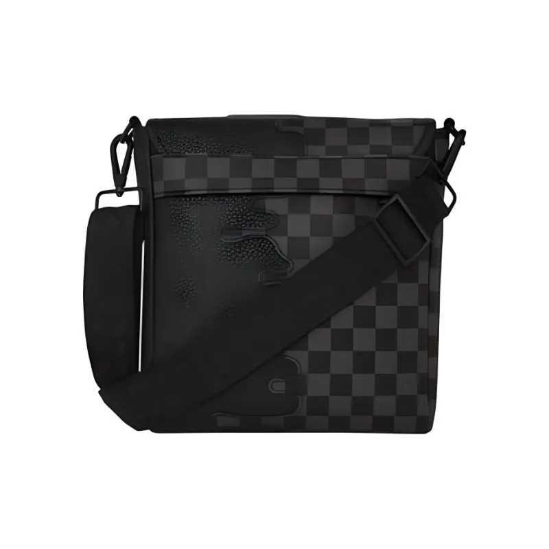 SPRAYGROUND Unfinished Shark Messenger Bag-2