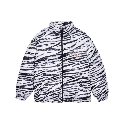 KILLWINNER Letter Stand Collar Loose Fit Thickened Puffer Jacket Unisex