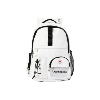 Kawasaki Vintage Collection Fabric, PU Backpack Regular Unisex Multicolor