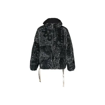 KHRISJOY Bandana print Puffer Jacket