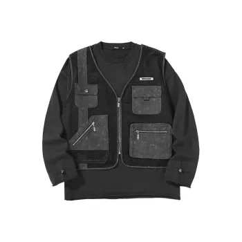 GENANX Vest Two Piece Set Unisex