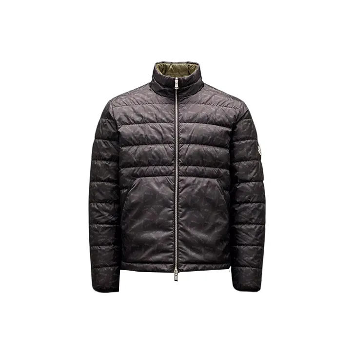 Moncler Pouctal Logo print Reversible Quilted Jacket-0