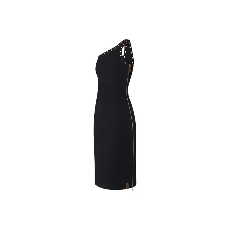 LOUIS VUITTON Eyelet Trim Dress-2