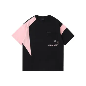 LAMLICKA T Shirt Unisex Black Pink