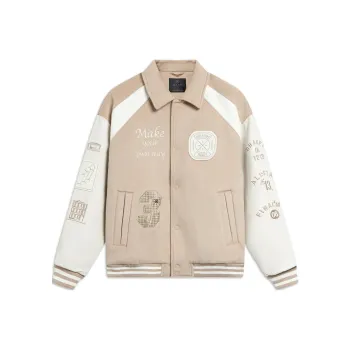 LiNing Wade Collection Jacket Unisex Light Glaze Brown Ivory