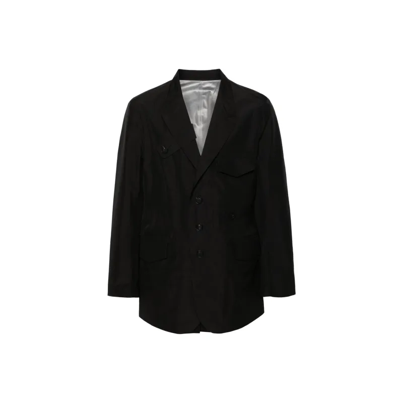 Y-3 Double Breasted Blazer -0