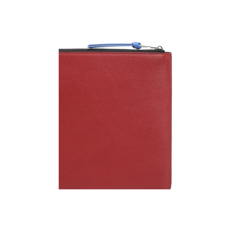 Givenchy Calfskin Clutch Women's Red-3