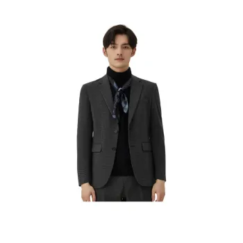 ZIOZIA Business Suits Men Navy Blue