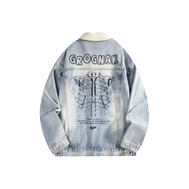 GROGNAK Denim Jackets Unisex-7