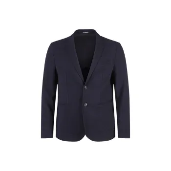EMPORIO ARMANI SS24 Business Suit Coat Men's Marine Blue