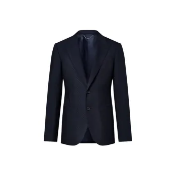 LOUIS VUITTON Single-Breasted Wool Pont Neuf Jacket