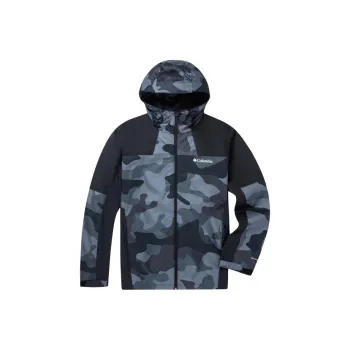 Columbia Water Resistant Windproof Breathable Warm Windbreaker Jacket Men's Black